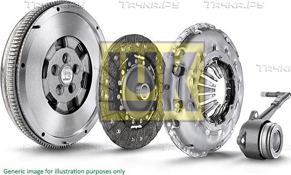 Сцепление (комплект) LuK RepSet DMF для Volkswagen Sharan I 2002-2010. Артикул 600 0172 00