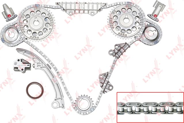 Цепь ГРМ LYNXauto для Nissan Cefiro A31 1994-1999. Артикул TK-0032