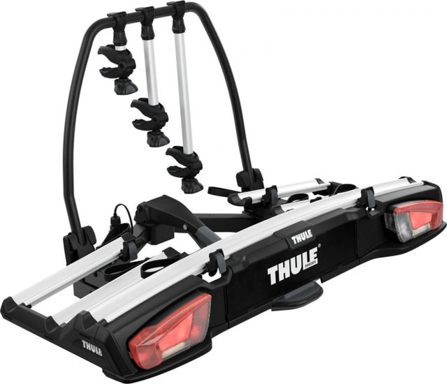 Велоплатформа Thule VeloSpace XT 3 на фаркоп для перевозки 3-х тяжелых велосипедов. Артикул 939