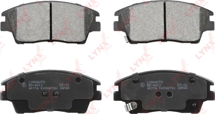 Тормозные колодки LYNXauto. Артикул BD-4412