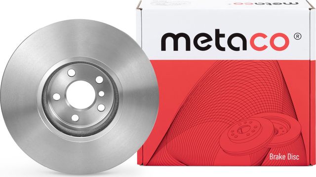 Диск тормозной передний вентилируемый левый (Metaco). Артикул 3090009L