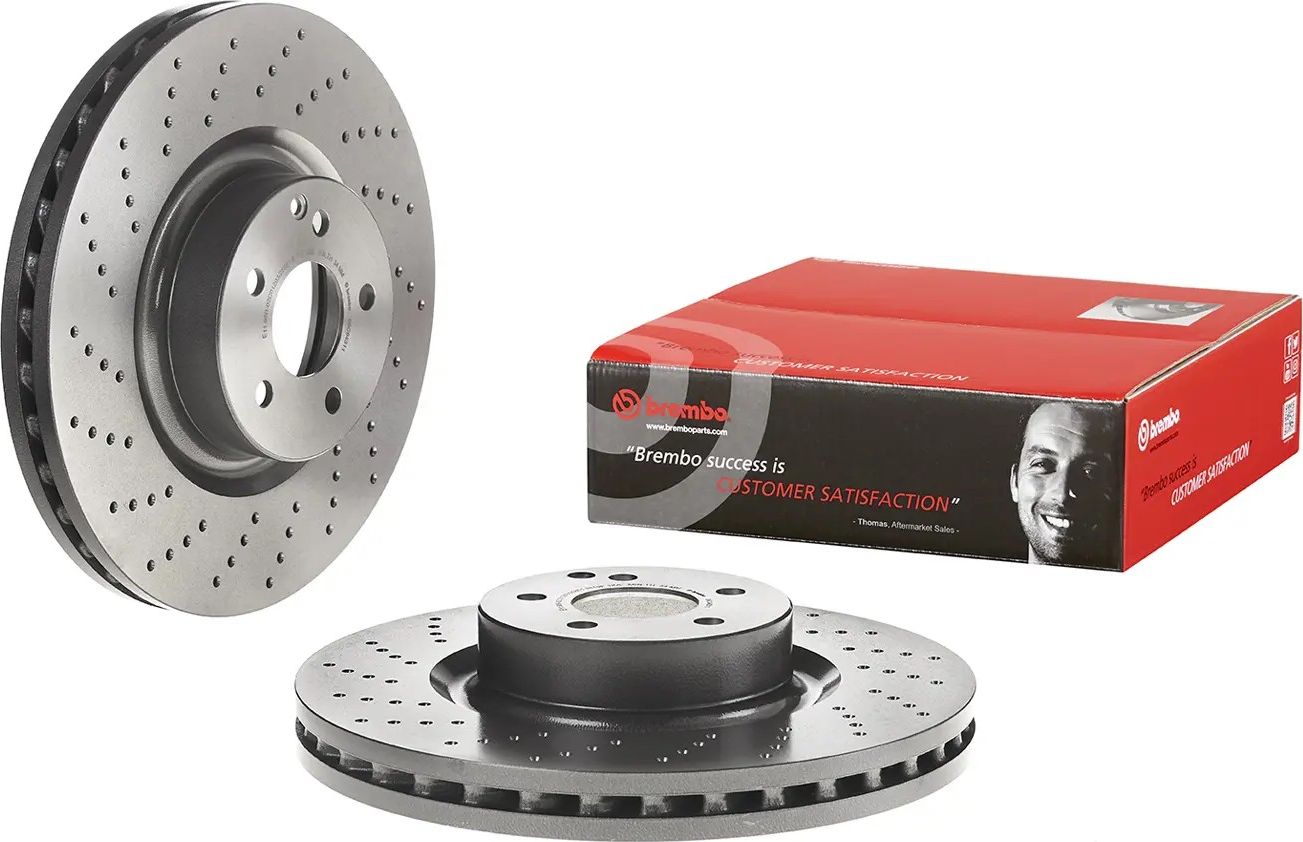 Тормозной диск Brembo PRIME LINE - UV Coated. Артикул 09.C943.11