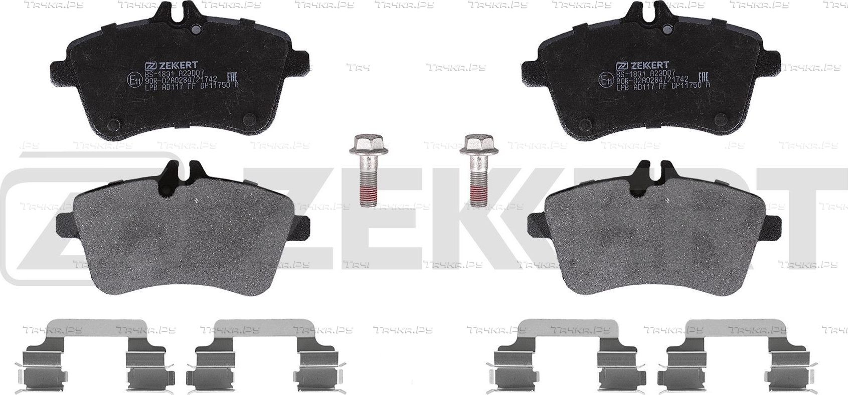 Тормозные колодки Zekkert. Артикул BS-1831