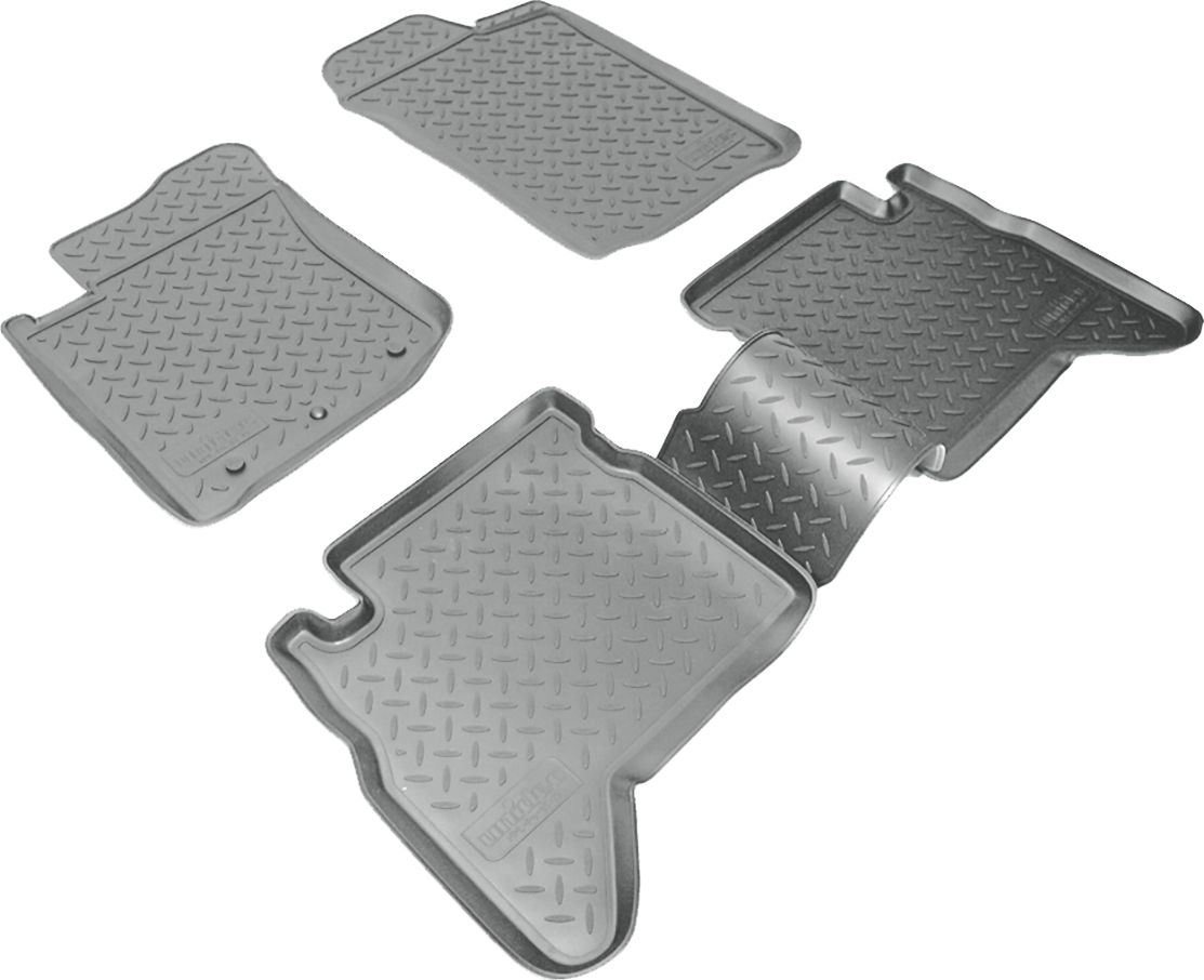 Коврики Норпласт для салона Suzuki Grand Vitara II 5-дв. 1997-2005 СЕРЫЕ. Артикул NPL-Po-85-19-G