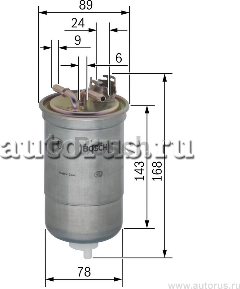 ТОПЛИВНЫЙ ФИЛЬТР (Bosch). Артикул 0450906274