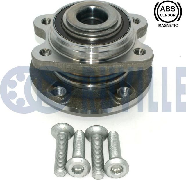 Ступица колеса с интегрированным подшипником (в сборе) Ruville задняя для Audi A6 III (C6) 2004-2011. Артикул 221193