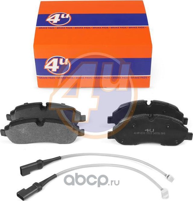 КОЛОДКИ ПЕР FORD TRANSIT V363 BUS (FAD, FBD) TRANSIT V363 VAN (FCD, FDD) TRANSIT (4U). Артикул 4UBP0210