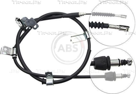 Трос ручника (тросик ручного тормоза) ABS. Артикул K16497