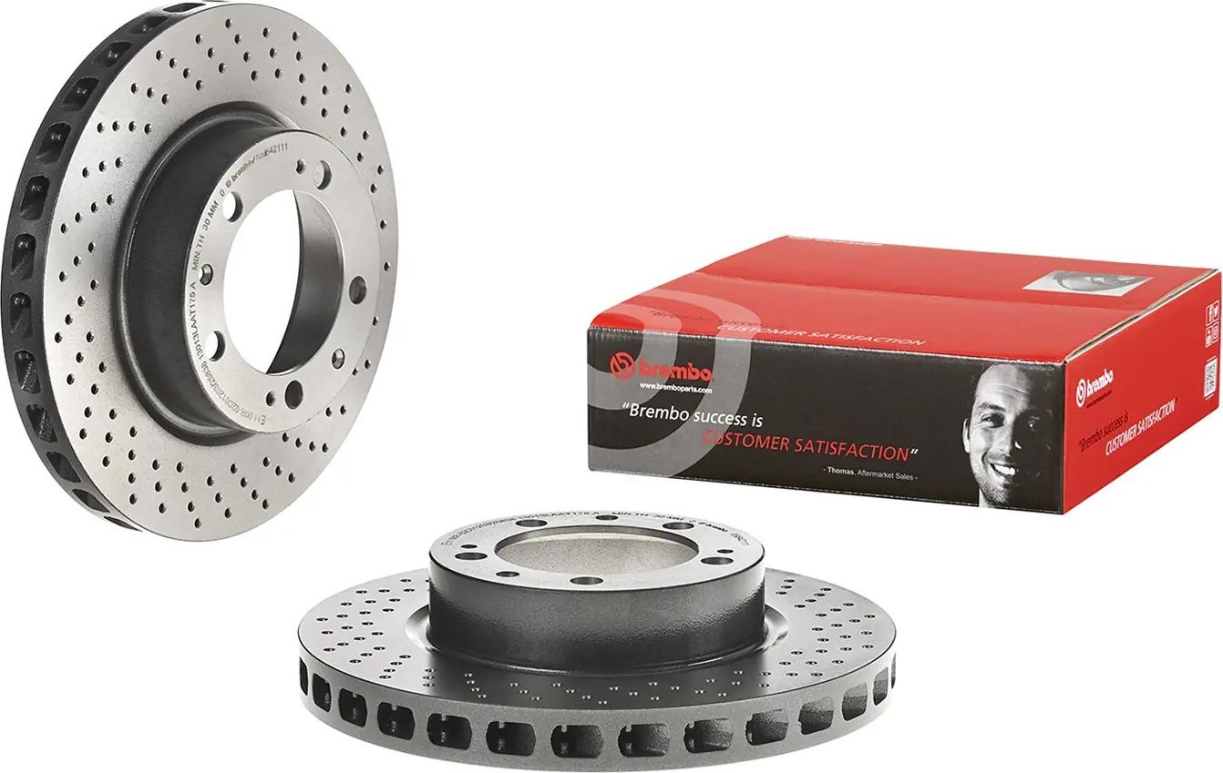 Тормозной диск Brembo PRIME LINE - UV Coated. Артикул 09.8421.11