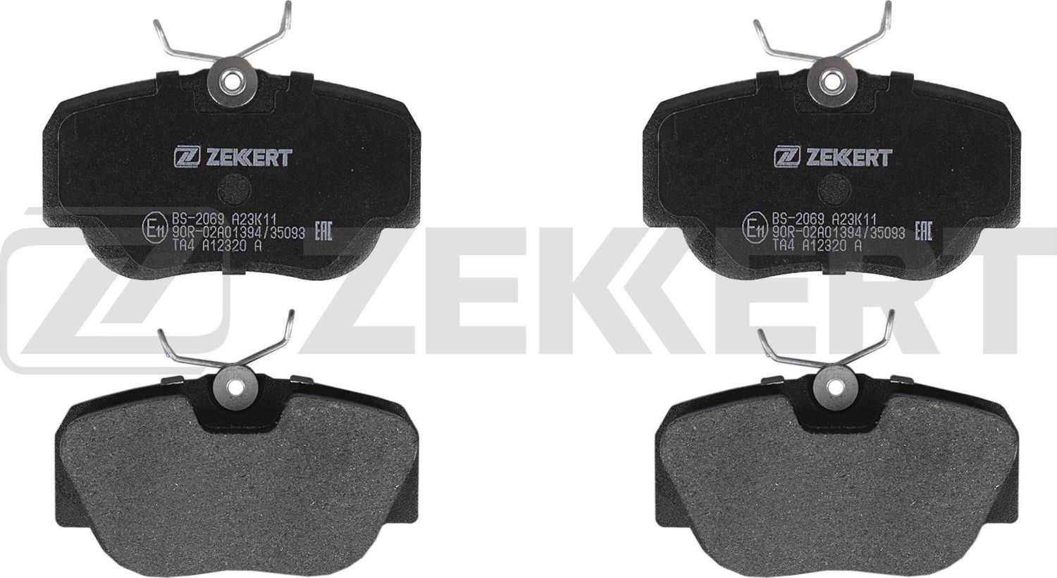 Тормозные колодки Zekkert. Артикул BS-2069