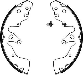 Тормозные колодки Bosch задние для Suzuki Grand Vitara III 2005-2014. Артикул 0 986 487 756