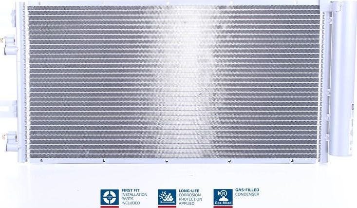 Радиатор кондиционера (конденсатор) Nissens (алюминий). Артикул 94591