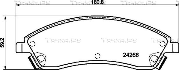 Тормозные колодки Mintex. Артикул MDB2377