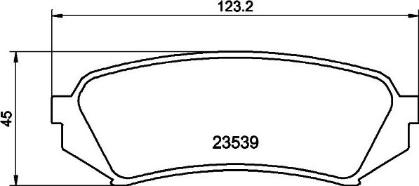 Тормозные колодки Nisshinbo. Артикул NP1029