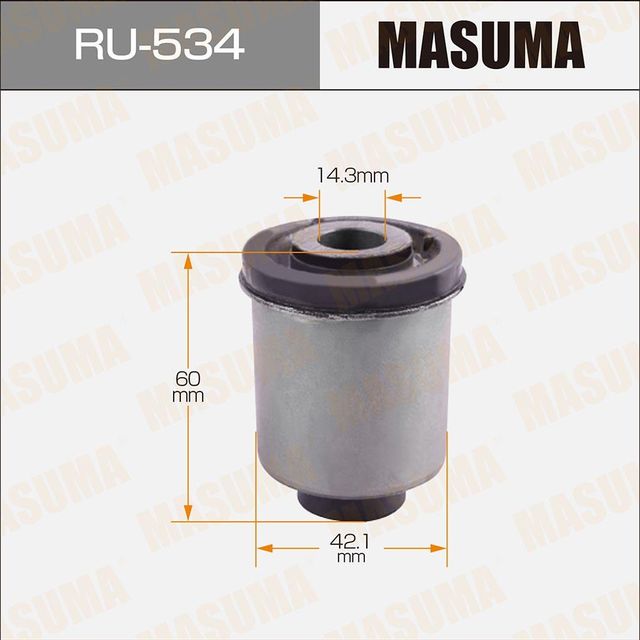 Сайлентблок переднего рычага подвески Masuma. Артикул RU-534