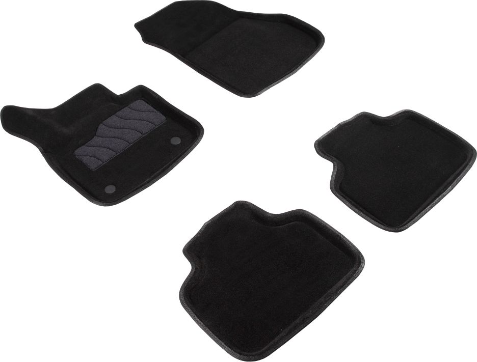 Комплект ковриков 3D Seintex для салона BMW X2 xDrive 2017-2023 ЧЕРНЫЙ. Артикул 93039