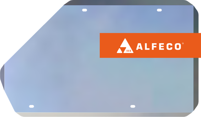 Защита алюминиевая Alfeco для топливного бака (для авто с пластиковым баком) Changan CS35 Plus 2018-2026. Артикул ALF.57.092al