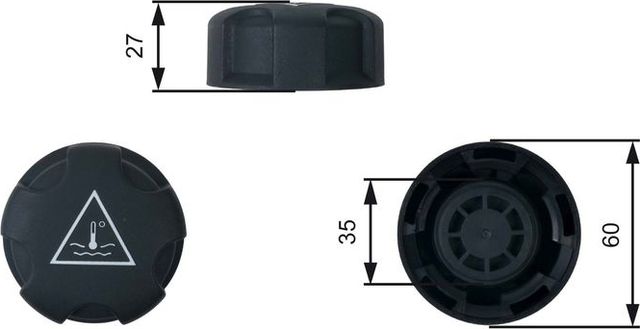 Крышка расширительного бачка Gates. Артикул RC247