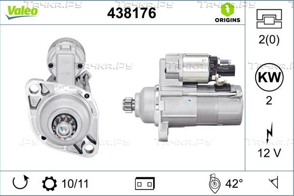 Стартер Valeo Origins New для Volkswagen Multivan T5 2003-2009. Артикул 438176