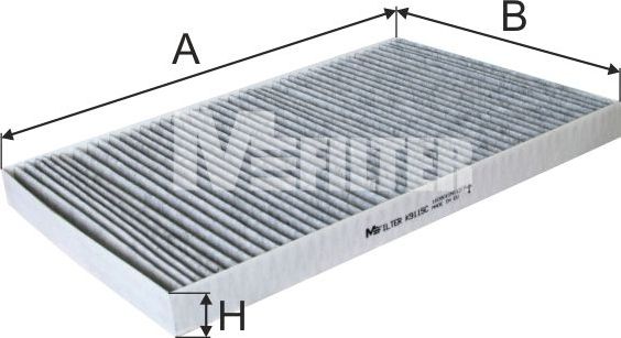 Салонный фильтр MFilter. Артикул K 9115C