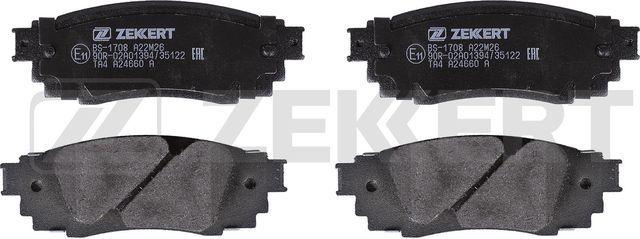 Тормозные колодки Zekkert. Артикул BS-1708