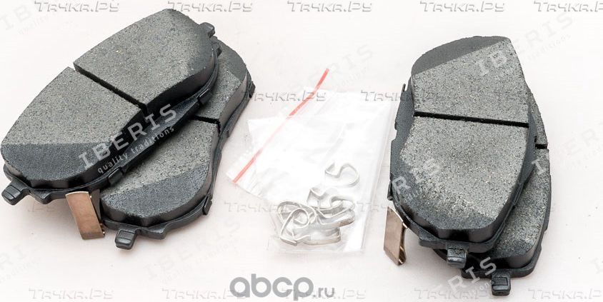 КОЛОДКИ ТОРМ.ПЕР., К-Т TOYOTA AURIS II (NZE18_, ZRE18_) (Iberis). Артикул IB153088