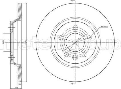 Тормозной диск Trusting. Артикул DF766