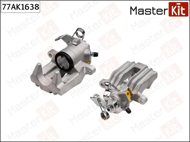 77AK1638 Тормозной суппорт зад. лев. Skoda FABIA I (6Y2) 1999 - 2008  FABIA II (542) 2006 - 2014  RA (Master KIT). Артикул 77ak1638