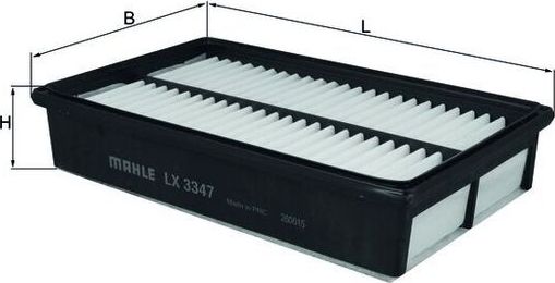Воздушный фильтр Mahle. Артикул LX 3347
