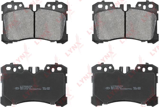 Тормозные колодки LYNXauto. Артикул BD-7612