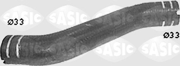 Патрубок радиатора (системы охлаждения) Sasic правый верхний для Fiat Punto II 1999-2012. Артикул SWH6624