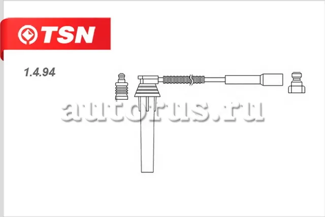 1.4.94_к-кт проводов Crysler PT Cruiser Voyager 2.0 2.4 00 (TSN). Артикул 1494