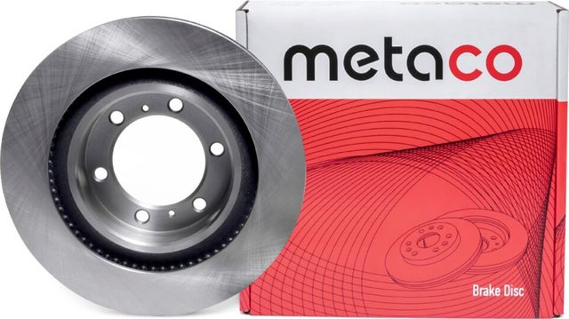 Диск тормозной передний вентилируемый (Metaco). Артикул 3050098