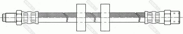 Тормозной шланг Girling передний правый/левый для Volkswagen Caddy I 1982-1992. Артикул 9002113