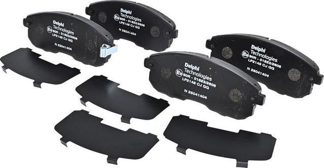 Тормозные колодки Delphi (Low-Metallic). Артикул LP2148