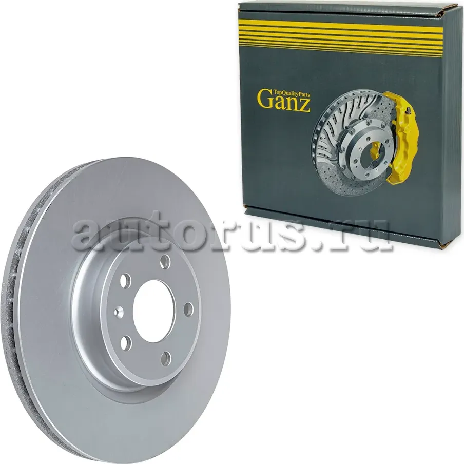 Диск тормозной передний с покрытием VAG A4/A5/A6 15-> GANZ GIJ10146 Ganz. Артикул GIJ10146