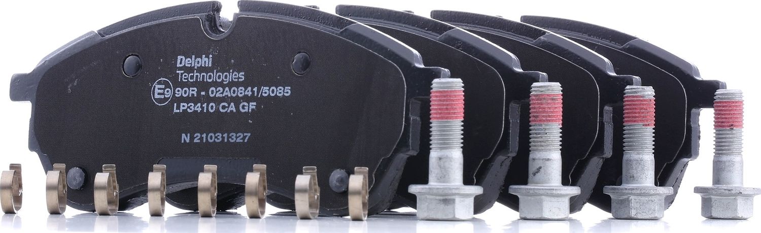 Тормозные колодки Delphi (Low-Metallic). Артикул LP3410