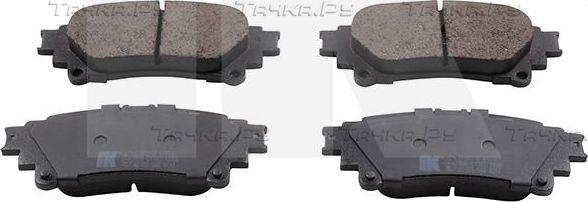 Тормозные колодки NK задние для Lexus RX III 2008-2015. Артикул 2245110