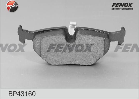 Тормозные колодки Fenox задние для Saab 9-5 I 1997-2009. Артикул BP43160
