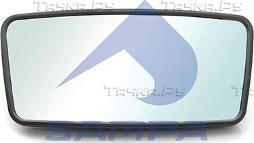 Зеркало боковое Sampa для MAN L2000 1993-2005. Артикул 022.116