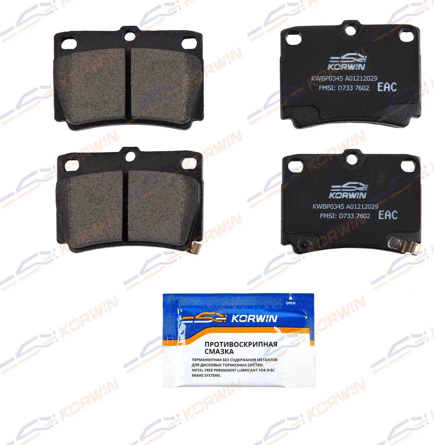 Колодки тормозные зад. Mitsubishi Pajero Sport I-III 96 (Korwin) Korwin. Артикул KWBP0345