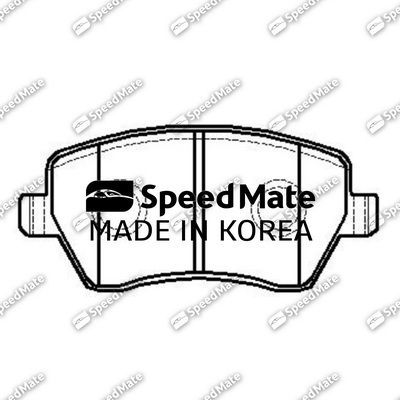Тормозные колодки SpeedMate. Артикул SM-BPJ027