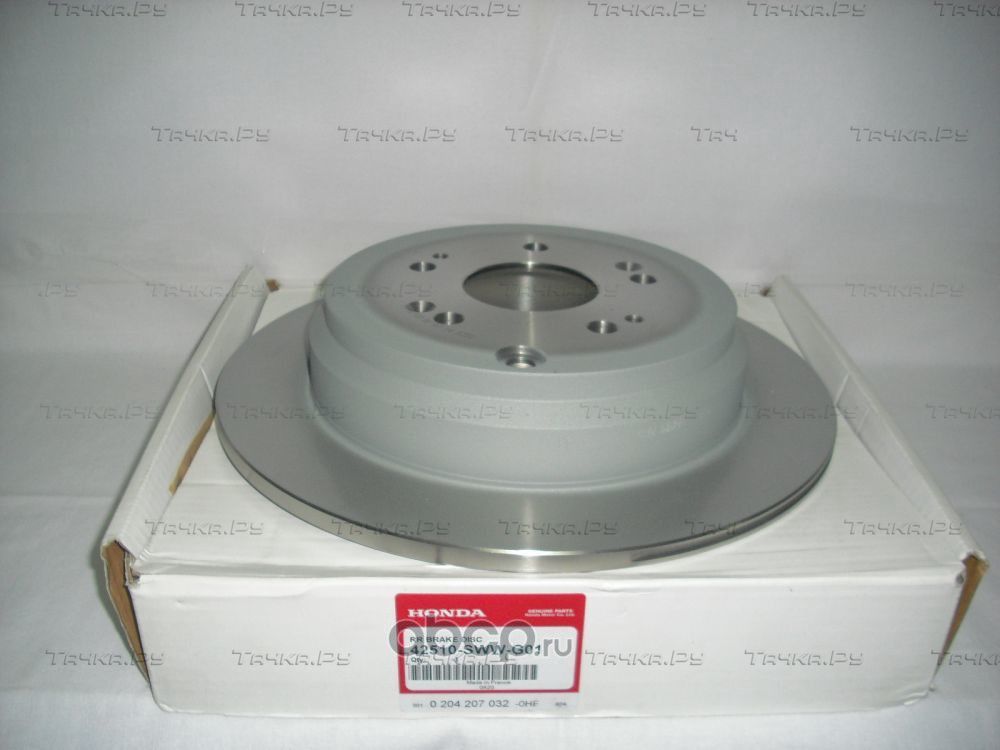 Тормозной диск Honda задний для Honda CR-V III 2006-2012. Артикул 42510SWWG01