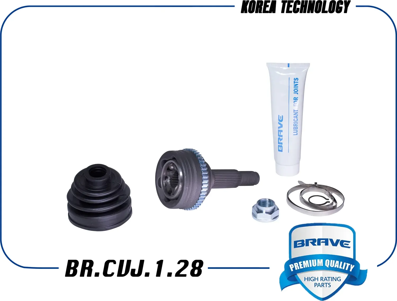 Шрус внешний (Brave). Артикул BRCVJ128