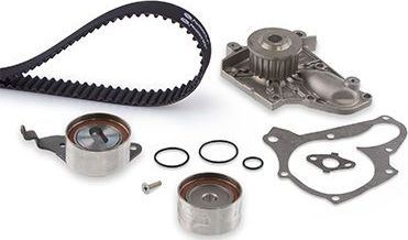 Помпа (водяной насос) с комплектом ремня ГРМ Gates PowerGrip® для Toyota RAV4 I (XA10) 1994-2000. Артикул KP15202XS