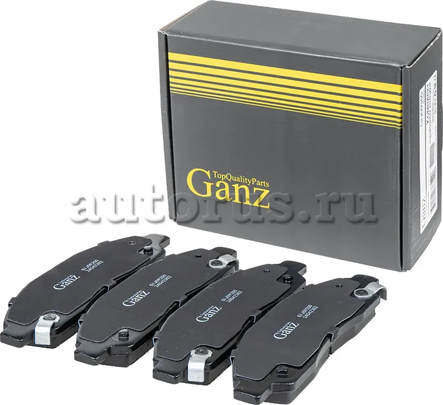 Колодки передние ISUZU D-Max/GREAT WALL Hover 05-> GANZ GIJ09350 Ganz. Артикул GIJ09350