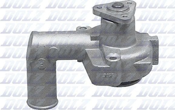 Помпа (водяной насос) Dolz для Ford Escort III 1980-1986. Артикул F105