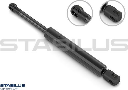 Амортизатор (упор) капота Stabilus Lift-O-Mat®. Артикул 0488VQ