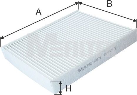 Салонный фильтр MFilter для Toyota Prius III 2011-2015. Артикул K 9171