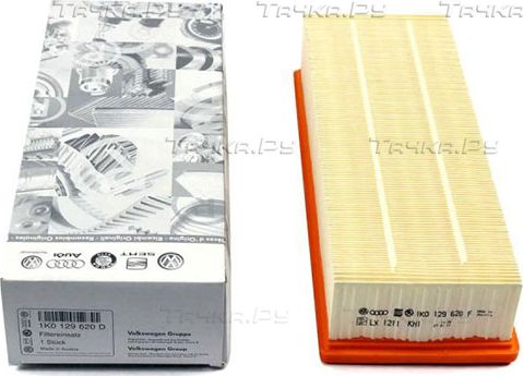 Воздушный фильтр VAG для SEAT Leon III 2013-2026. Артикул 1K0129620D